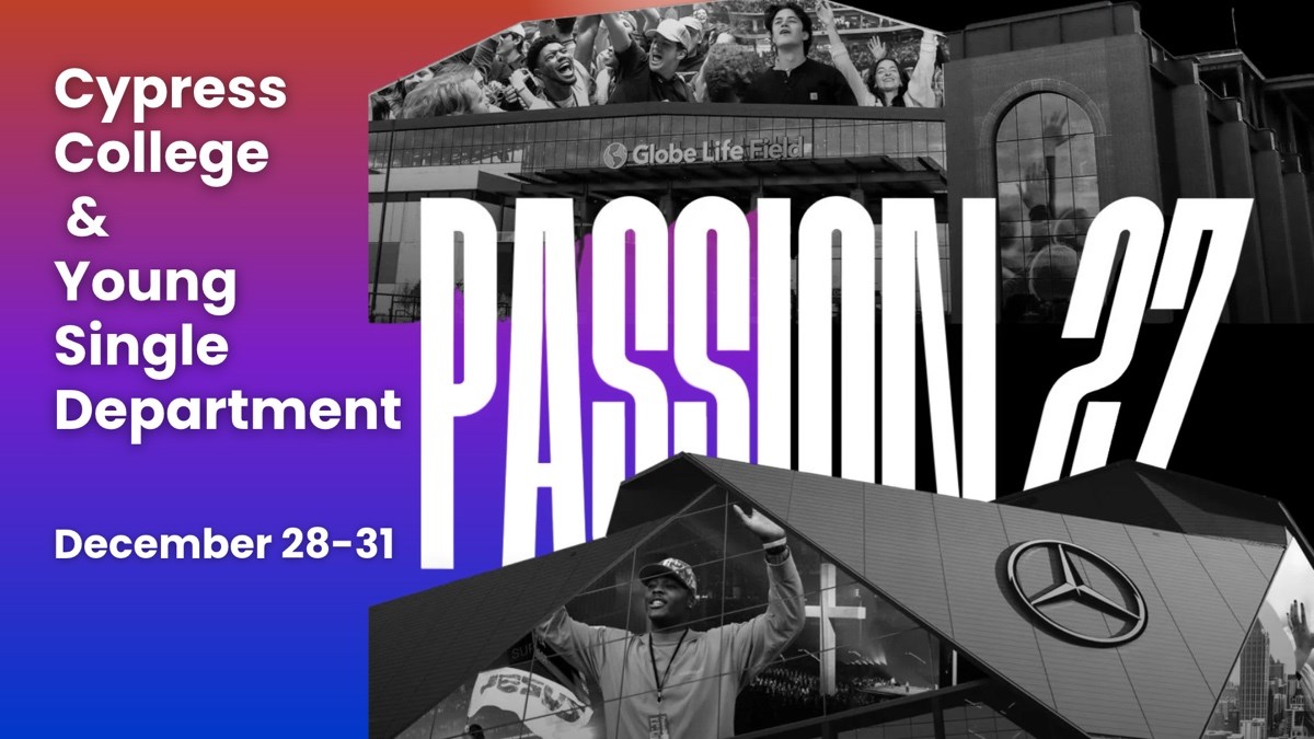 HFBC Event Artwork: Passion Conference for College & Young Single Adults